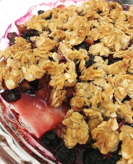 Berry Fruit Crumble