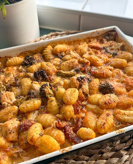 Creamy Chicken, Chorizo & Broccoli Gnocchi