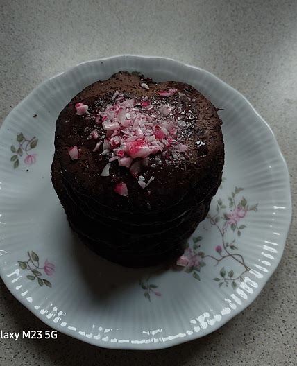 Peppermint mocha pancakes