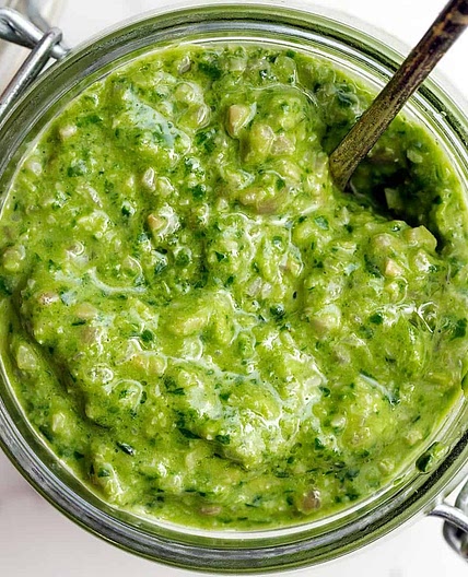 Creamy Spinach Pesto - No Nuts