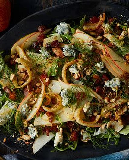 Apple & Roasted Fennel Salad with Pancetta