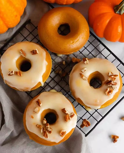 Pumpkin Doughnuts