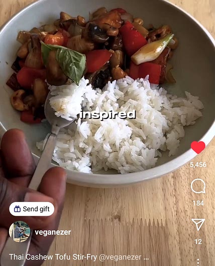 Thai Spicy Cashew Tofu Stir-Fry