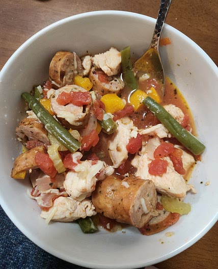 Italian chicken and sausage stew