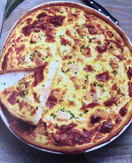 Tarte aux deux saumons