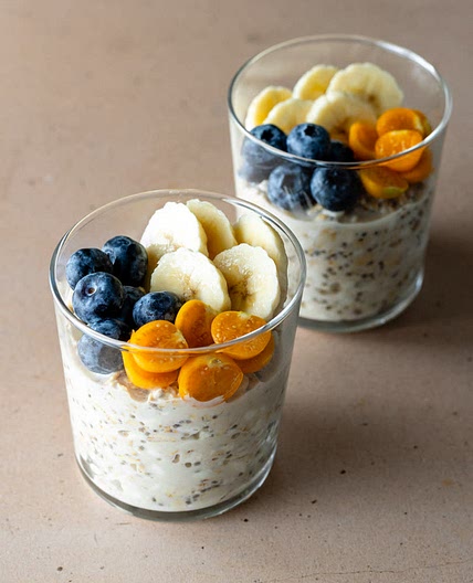 Protein-Boost Overnight Oats with Cottage Cheese