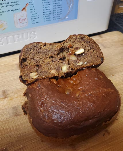 Fruity Nut Bread (Bread Maker - Petrus)