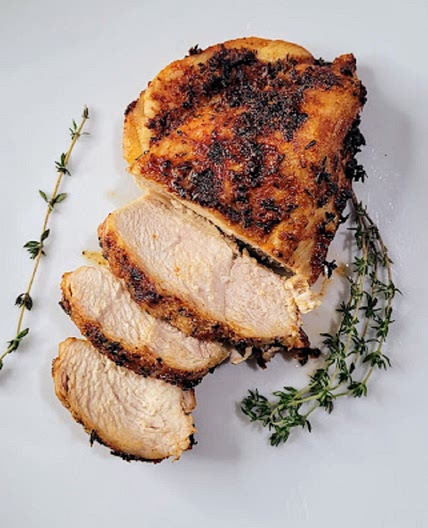 Air Fryer Spice Rubbed Chicken Breasts