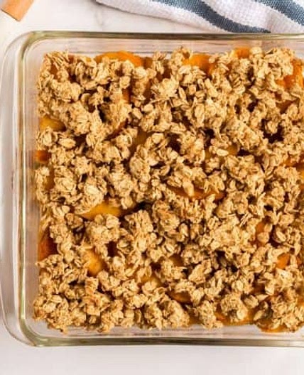 Vegan Peach Crisp