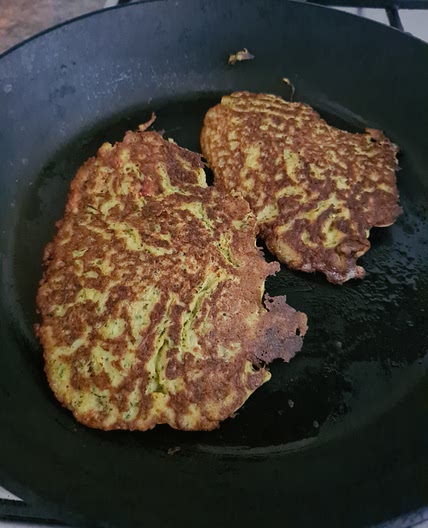 Zucchini and Capsicum Fritters