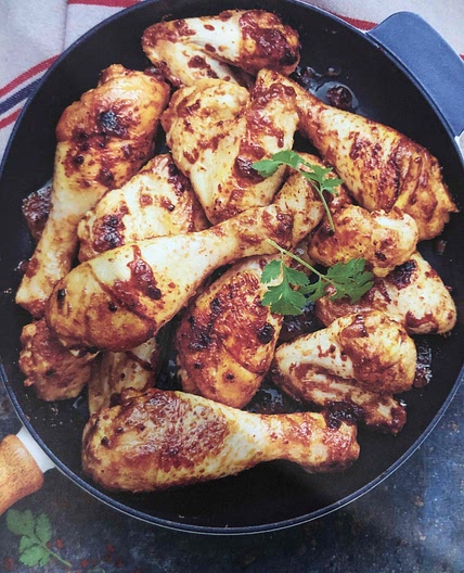 Ailerons de poulet dorés au miel