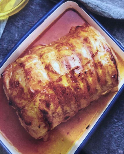 Roti de porc au miel