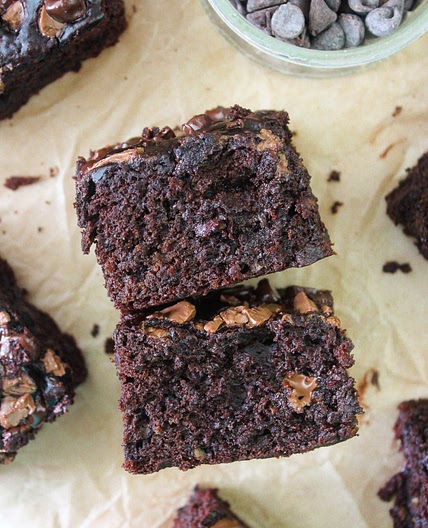 Chocolate Banana Chip Brownies