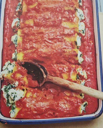 Cannellonis epinards-ricotta