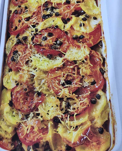 Gratin de pommes de terre - tomates