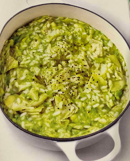 Risotto artichauts avocat