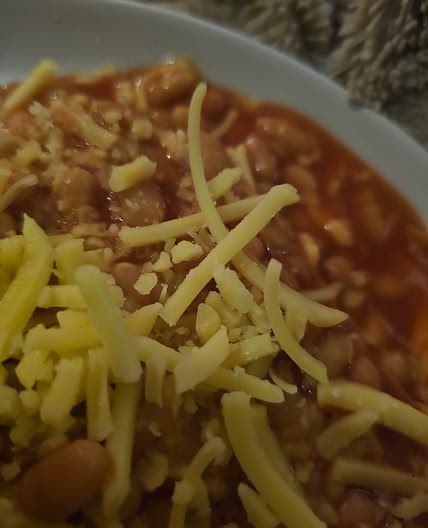 Bean, cheese on toast