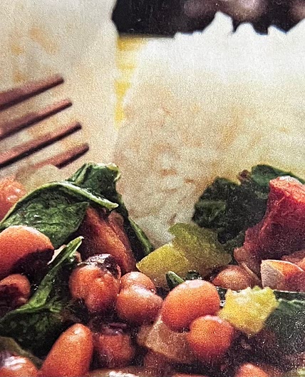 Hoppin’ John with Turnip Greens