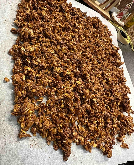 Homemade Chocolate Granola 