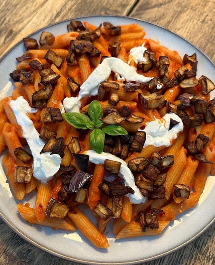 Pasta alla Norma…ein wenig abgewandelt