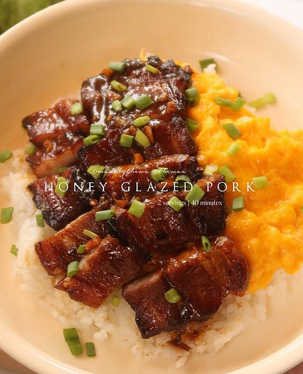 Honey Glazed Pork Belly 🍯