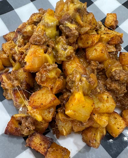 Poêlée de pomme de terre au boeuf Sloppy Joe