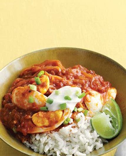 Curried Eggs with Rice