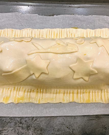 Tourte de Noël butternut poireaux zaatar d'Ottolenghi