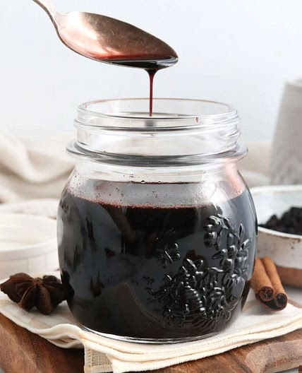 Elderberry cough syrup