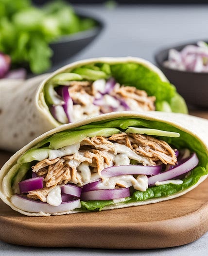 BBQ Chicken Wraps