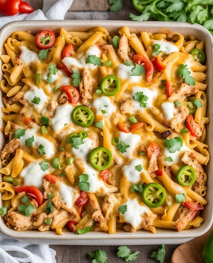 Fajita Pasta Bake