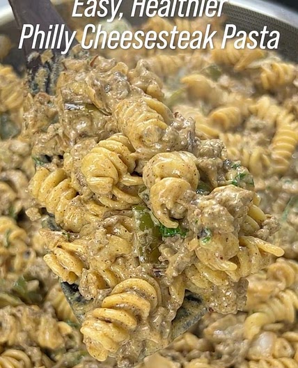 Philly Cheesesteak Pasta