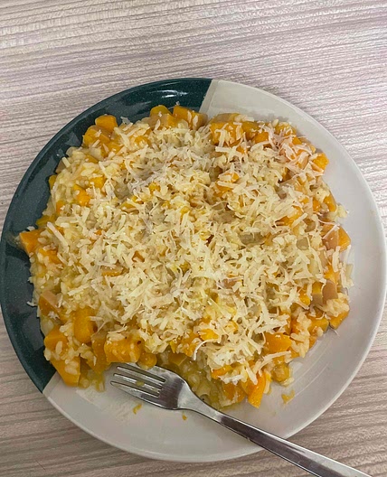 Butternut squash risotto