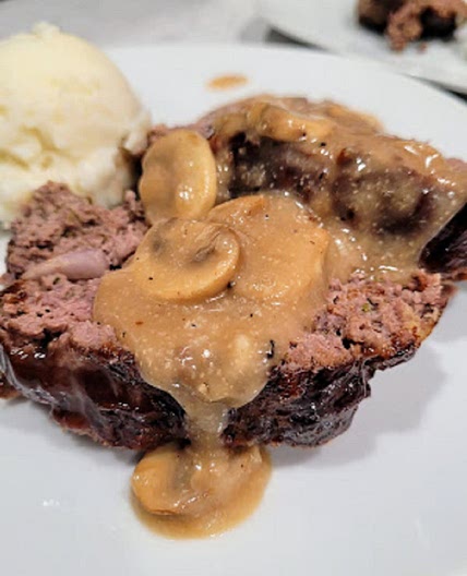 Mushroom Gravy Meatloaf