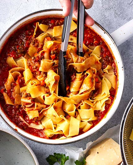Lentil pasta