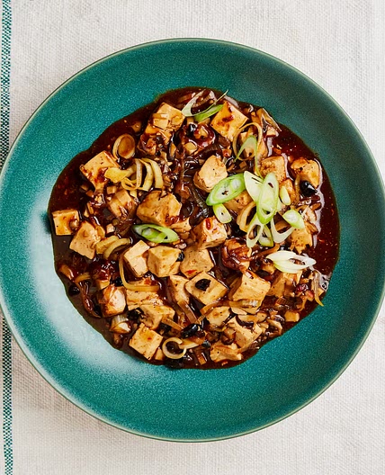 mushroom mapo tofu