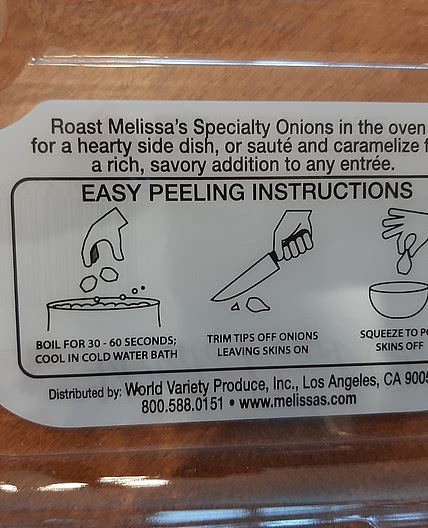Pearl Onion Instructions