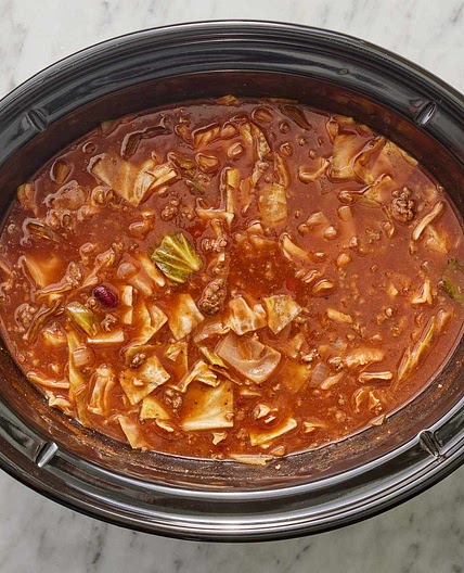 Cabbage Beef Soup