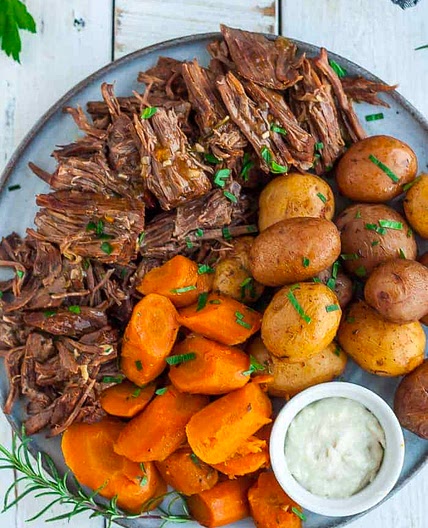 Whole30 Pot Roast {Pressure Cooker Pot Roast}