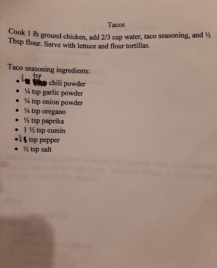 Taco Seasoning