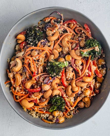 Roasted Salad with Chickpeas