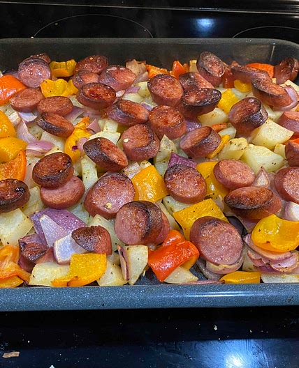 Sausage Potato Sheet Pan