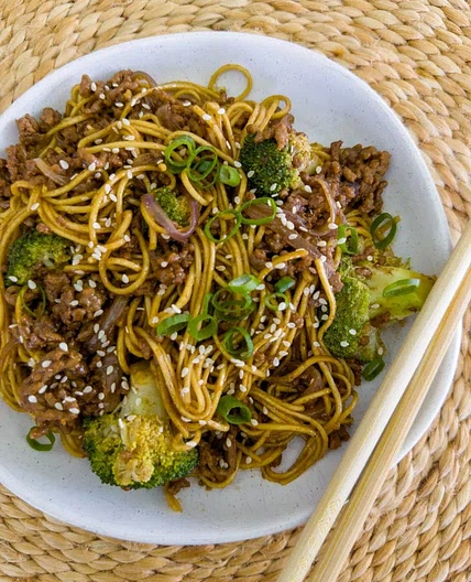 Quick Beef and Broccoli Noodles
