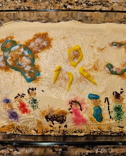 Jesus birthday cake