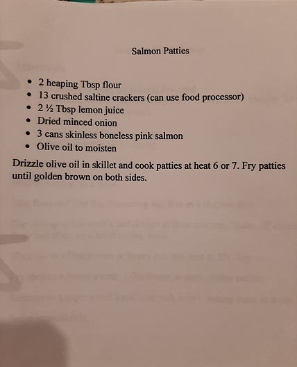 Salmon Patties