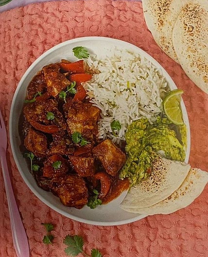 Mexican Chicken Stew with Guacamole