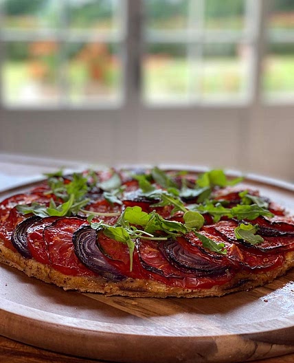 Tarte tomate moutarde