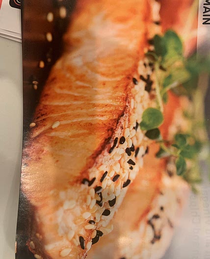 Air-Fried Sesame Crusted Salmon
