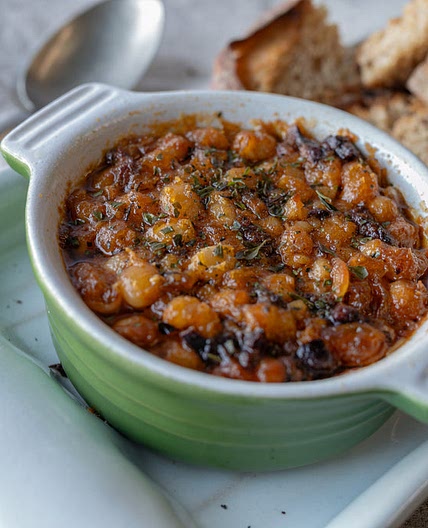 Lukas Volger's Smoky Confit'd Beans with Olives