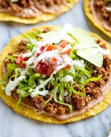 Easy Mexican Tostada